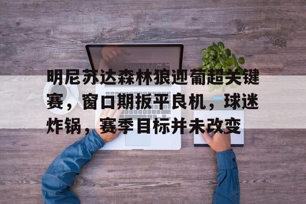 明尼苏达森林狼迎葡超关键赛，窗口期扳平良机，球迷炸锅，赛季目标并未改变的简单介绍